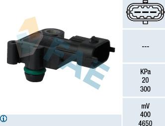 FAE 15129 - Devējs, Pūtes spiediens www.autospares.lv