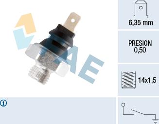 FAE 11250 - Sender Unit, oil pressure www.autospares.lv