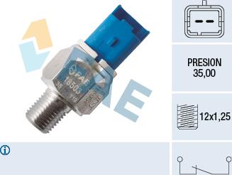 FAE 18503 - Devējs, Eļļas spiediens www.autospares.lv