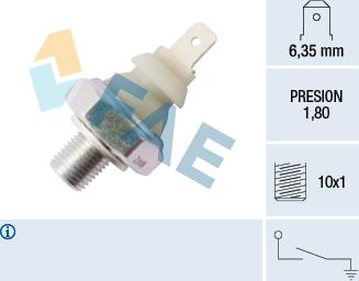 FAE 12910 - Sender Unit, oil pressure www.autospares.lv