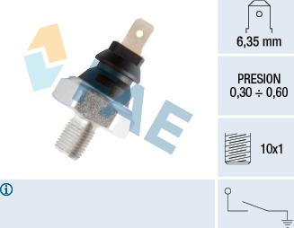 FAE 12970 - Devējs, Eļļas spiediens autospares.lv