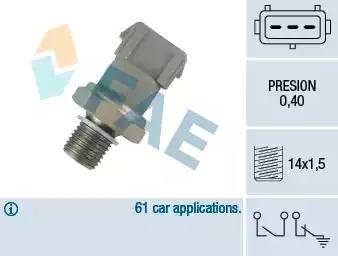 FAE 12500 - Devējs, Eļļas spiediens www.autospares.lv