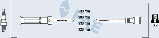 FAE 85996 - Augstsprieguma vadu komplekts www.autospares.lv