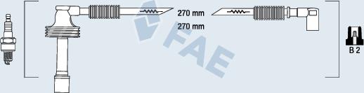 FAE 85481 - Ignition Cable Kit www.autospares.lv