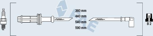 FAE 85600 - Augstsprieguma vadu komplekts www.autospares.lv