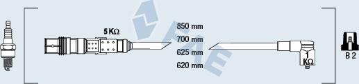 FAE 85681 - Augstsprieguma vadu komplekts www.autospares.lv