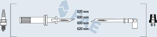 FAE 85620 - Augstsprieguma vadu komplekts www.autospares.lv