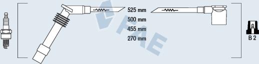 FAE 85084 - Augstsprieguma vadu komplekts www.autospares.lv