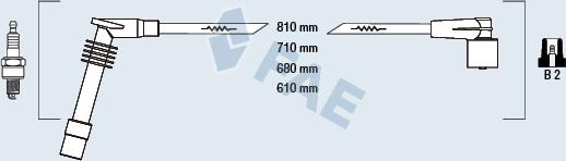 FAE 85083 - Augstsprieguma vadu komplekts www.autospares.lv