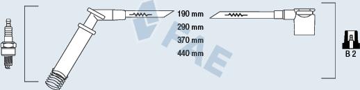 FAE 85100 - Augstsprieguma vadu komplekts www.autospares.lv