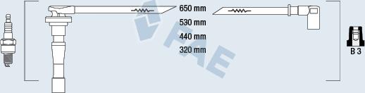 FAE 85801 - Augstsprieguma vadu komplekts www.autospares.lv