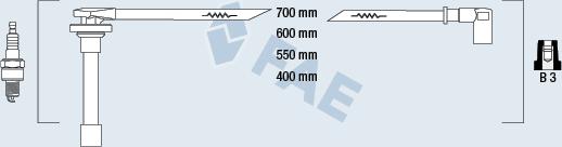 FAE 85811 - Augstsprieguma vadu komplekts www.autospares.lv