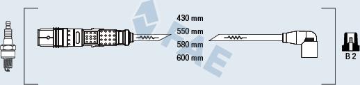 FAE 85871 - Augstsprieguma vadu komplekts www.autospares.lv