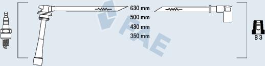 FAE 85391 - Augstsprieguma vadu komplekts www.autospares.lv