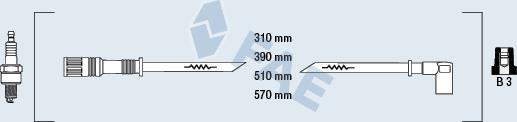 FAE 85280 - Augstsprieguma vadu komplekts www.autospares.lv