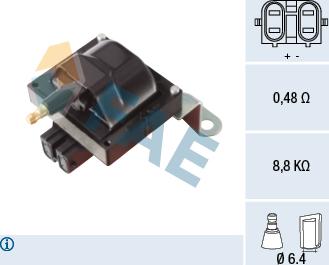 FAE 80356 - Aizdedzes spole www.autospares.lv