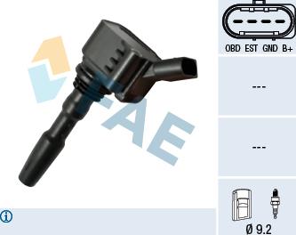 FAE 80249 - Aizdedzes spole www.autospares.lv