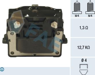 FAE 80241 - Aizdedzes spole www.autospares.lv