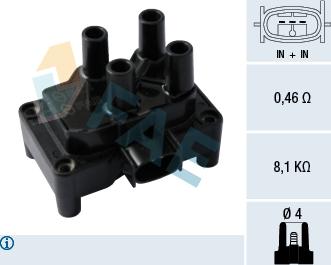 FAE 80285 - Aizdedzes spole autospares.lv