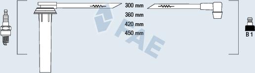 FAE 83985 - Augstsprieguma vadu komplekts www.autospares.lv