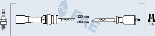 FAE 83264 - Augstsprieguma vadu komplekts www.autospares.lv