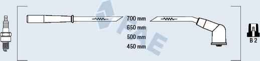 FAE 83266 - Augstsprieguma vadu komplekts www.autospares.lv