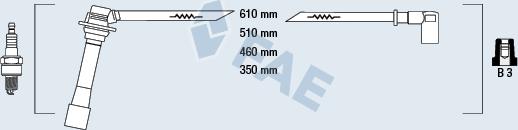 FAE 83261 - Augstsprieguma vadu komplekts www.autospares.lv