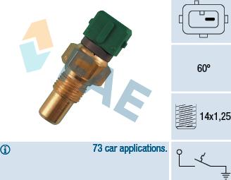 FAE 35610 - Devējs, Dzesēšanas šķidruma temperatūra autospares.lv