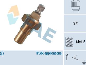 FAE 35030 - Devējs, Dzesēšanas šķidruma temperatūra www.autospares.lv