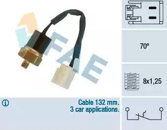 FAE 35850 - Devējs, Dzesēšanas šķidruma temperatūra www.autospares.lv