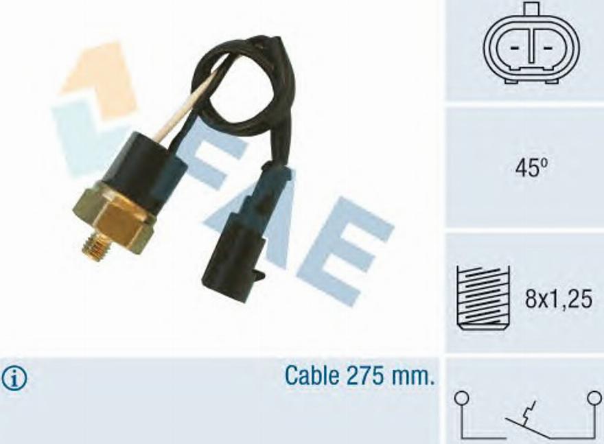 FAE 35860 - Devējs, Dzesēšanas šķidruma temperatūra www.autospares.lv