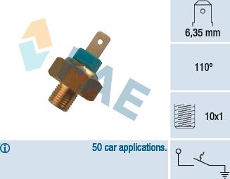 FAE 35340 - Sensor, coolant temperature www.autospares.lv