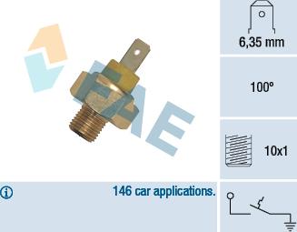 FAE 35350 - Devējs, Dzesēšanas šķidruma temperatūra www.autospares.lv