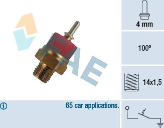 FAE 35770 - Devējs, Dzesēšanas šķidruma temperatūra www.autospares.lv