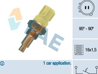 FAE 36410 - Термовыключатель, вентилятор радиатора / кондиционера www.autospares.lv