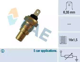 FAE 31480 - Devējs, Dzesēšanas šķidruma temperatūra www.autospares.lv