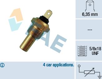 FAE 31210 - Devējs, Dzesēšanas šķidruma temperatūra www.autospares.lv