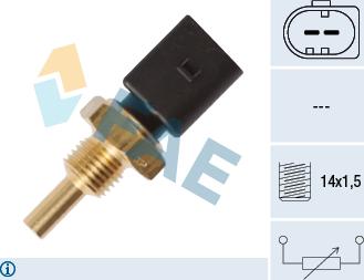 FAE 33920 - Sensor, coolant temperature www.autospares.lv