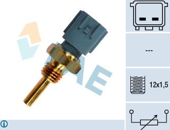 FAE 33460 - Датчик, температура охлаждающей жидкости www.autospares.lv