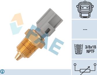 FAE 33425 - Devējs, Eļļas temperatūra www.autospares.lv