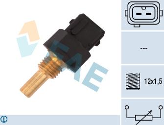 FAE 33590 - Devējs, Dzesēšanas šķidruma temperatūra www.autospares.lv