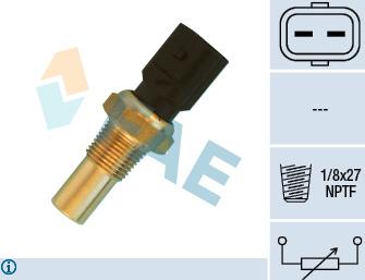 FAE 33540 - Devējs, Dzesēšanas šķidruma temperatūra www.autospares.lv