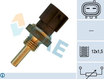 FAE 33580 - Devējs, Dzesēšanas šķidruma temperatūra www.autospares.lv