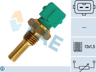 FAE 33600 - Датчик, температура охлаждающей жидкости www.autospares.lv