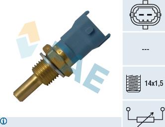 FAE 33688 - Devējs, Dzesēšanas šķidruma temperatūra www.autospares.lv