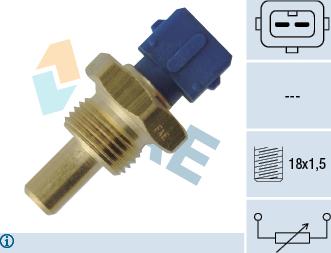 FAE 33687 - Devējs, Dzesēšanas šķidruma temperatūra www.autospares.lv