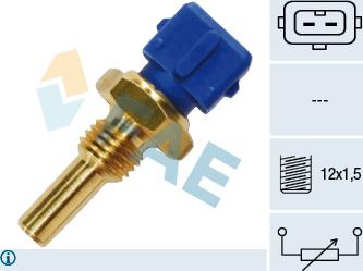 FAE 33010 - Датчик, температура охлаждающей жидкости www.autospares.lv