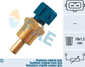 FAE 33150 - Devējs, Dzesēšanas šķidruma temperatūra www.autospares.lv