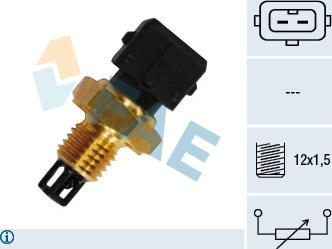 FAE 33160 - Devējs, Ieplūstošā gaisa temperatūra www.autospares.lv