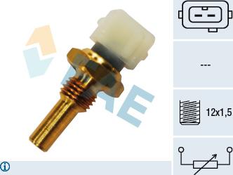 FAE 33130 - Датчик, температура охлаждающей жидкости www.autospares.lv